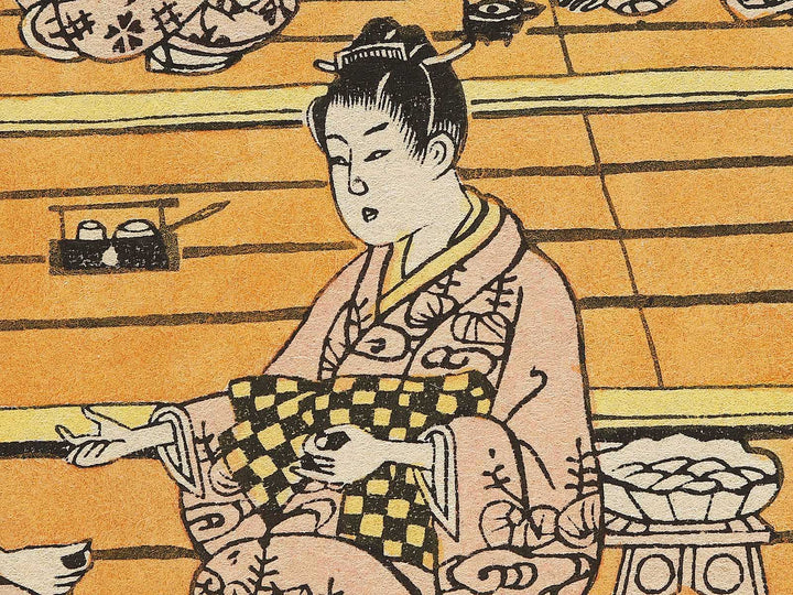 Shinyoshiwara zashiki kenzumo by Furuyama Moromasa) / BJ301-364