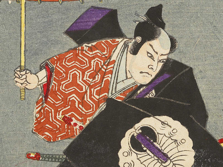 Yamashiro fushimi no yuki tokiwa gozen otowaka ushiwaka imawaka from the series Setsu gekka by Yoshu Chikanobu / BJ331-856