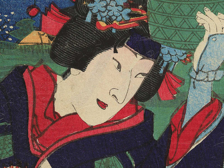 Kabuki actor by Toyohara Kunichika / BJ348-852