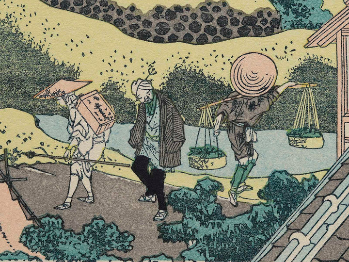 Surugadai in Edo from the series Thirty-six Views of Mount Fuji by Katsushika Hokusai, (Medium print size) / BJ283-535