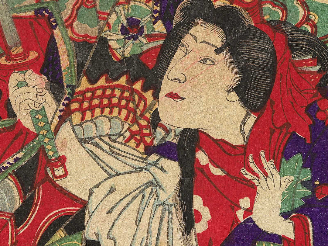 Yakusha-e by Toyohara Kunichika / BJ348-894