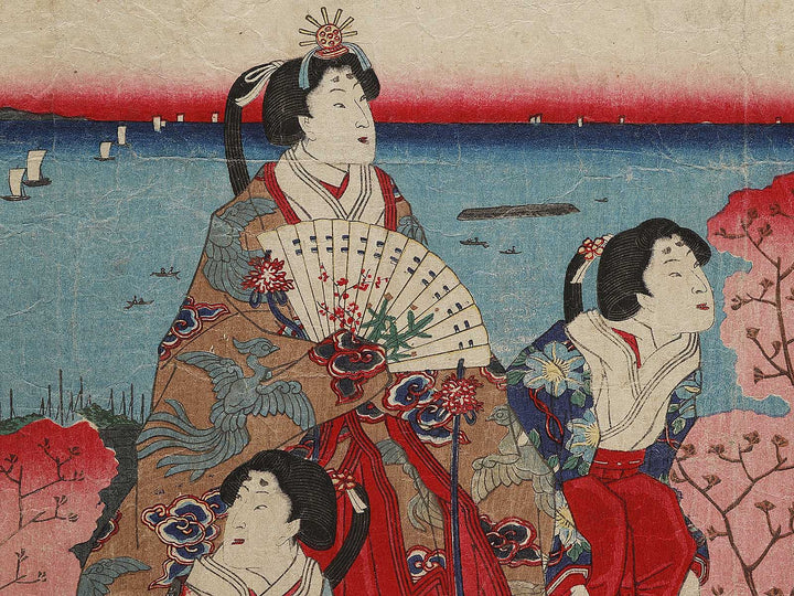 Shibakoenchi Maruyama goyuran no zu by Hachisuka Kuniaki / BJ340-991