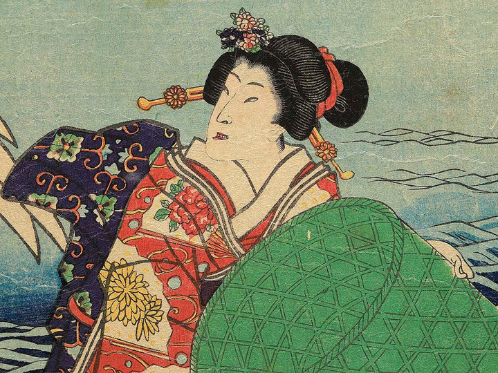 Tori from the series Genji kachofugetsu no uchi by Utagawa Fusatane / BJ345-702