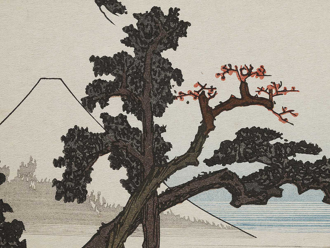 Mount Fuji from Satta from the series Honcho meisho by Utagawa Hiroshige, (Large print size) / BJ324-856