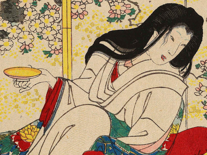 Yoshida goten from the series Azumanishiki chuya kurabe by Yoshu Chikanobu / BJ338-086