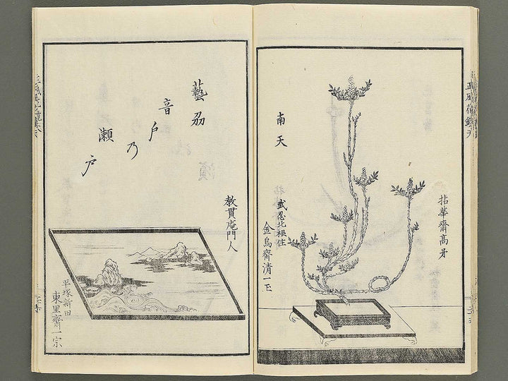 Soka bonseki shofu hana kagami (Part 1 of 3) / BJ352-891