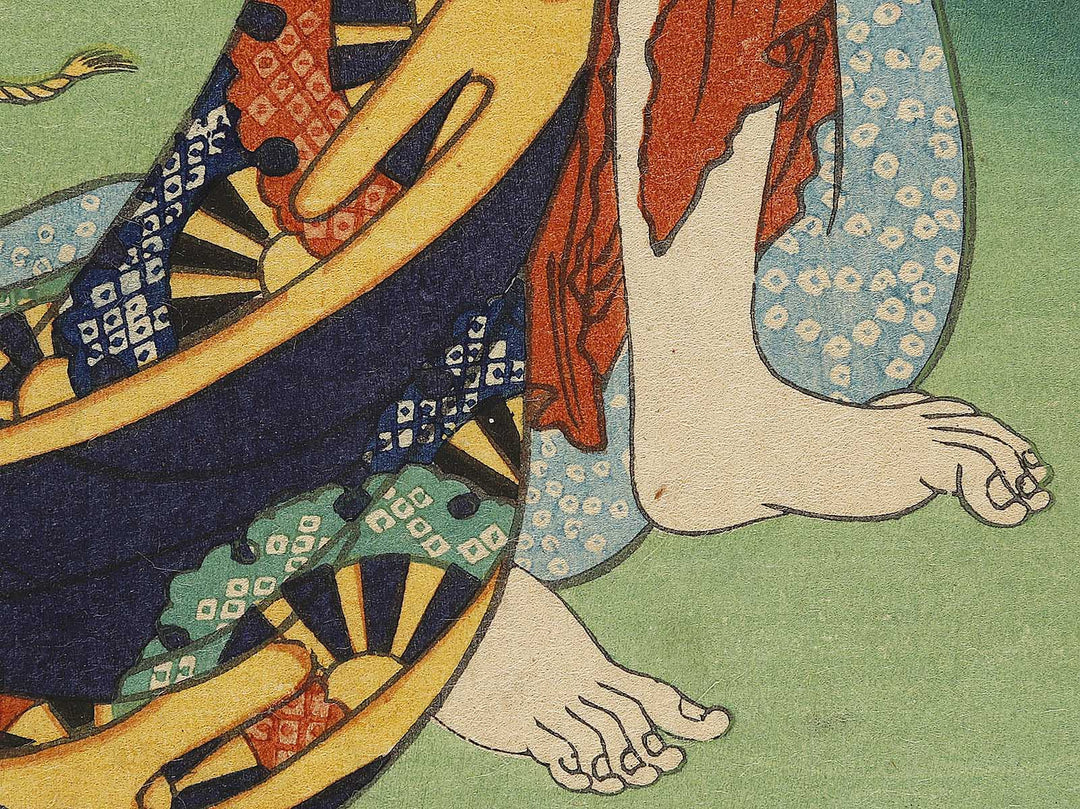Shiragiku hime from the series Kokon meifu den by Utagawa Kunisada(Toyokuni III) / BJ337-624