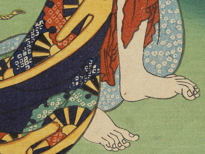 Shiragiku hime from the series Kokon meifu den by Utagawa Kunisada(Toyokuni III) / BJ337-624