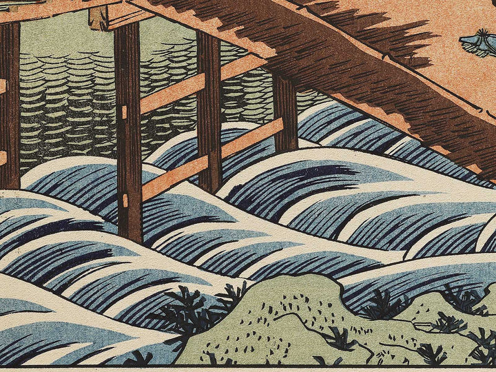 Tokusa gari from the series Shiika shashinkyo by Katsushika Hokusai, (Medium print size) / BJ328-377