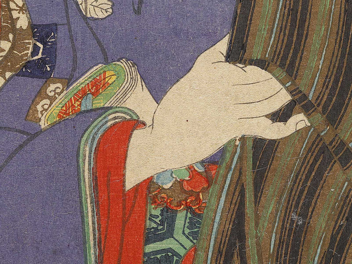 Higashi ryogoku aoyanagi from the series Tokyo sanjuroku kaiseki by Toyohara Kunichika / BJ334-544