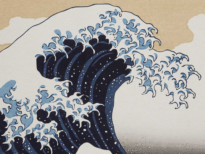 Under the Wave off Kanagawa , also known as The Great Wave off Kanagawa from the series Thirty-six Views of Mount Fuji by Katsushika Hokusai, (Large print size) / BJ335-818