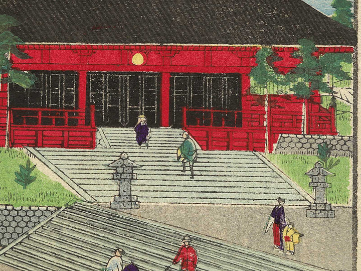 Sanbutsudo from the series Nikko meisho junikei no uchi by Hasegawa Chikuyo / BJ343-406