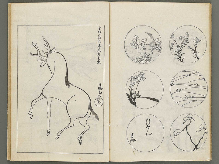 Korin hyakuzu (Ge) by Ogata Korin / BJ339-605