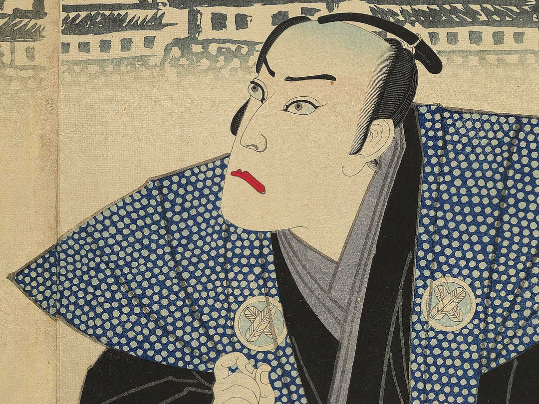 Oishi Kuranosuke chizetsu wo motte chuko jingi no jori wo kaishi Bicchu Matsuyama no shiro wo uketoru no zu by Morikawa Chikashige / BJ347-438