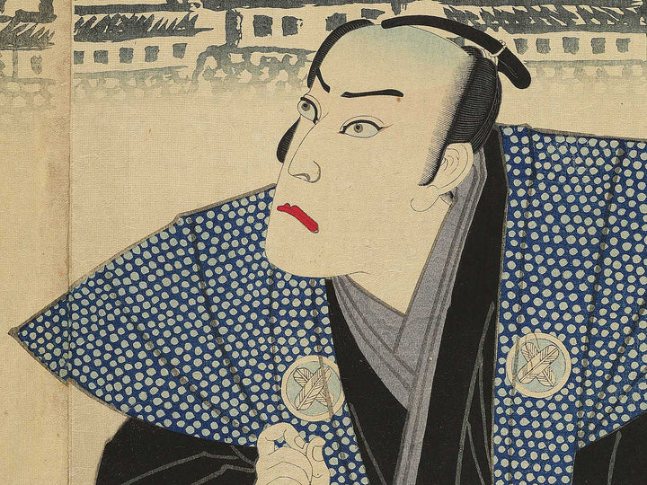 Oishi Kuranosuke chizetsu wo motte chuko jingi no jori wo kaishi Bicchu Matsuyama no shiro wo uketoru no zu by Morikawa Chikashige / BJ347-438