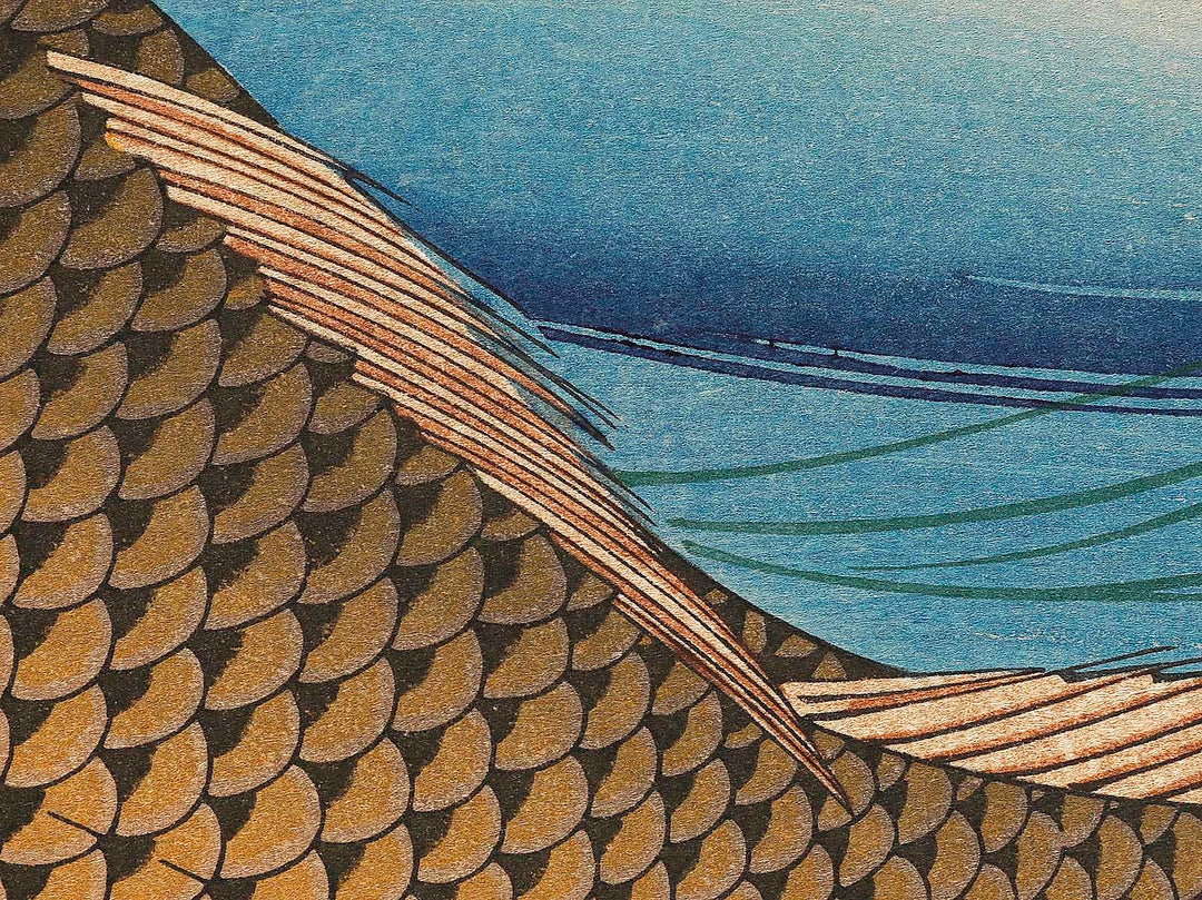 Japanese Carp from the series the series fish by Utagawa Hiroshige, (Large print size) / BJ322-819