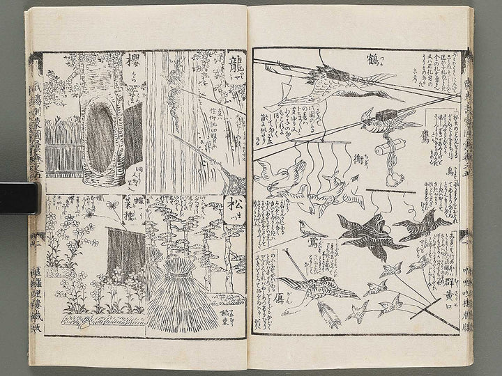 Shibai kinmo zui Volume 3-5 by Katsukawa Shunei / BJ304-087