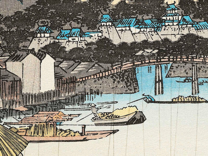 nihonbashi no hakuu from the series Toto meisho by Utagawa Hiroshige, (Large print size) / BJ342-664