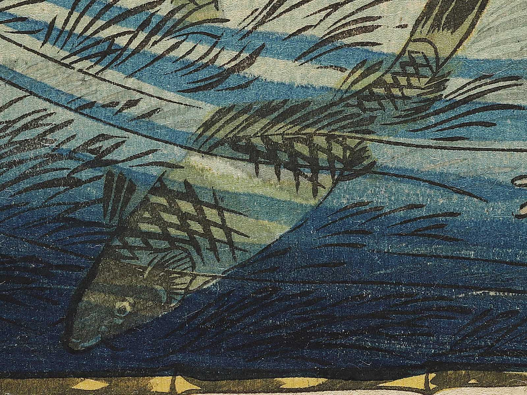 Joshu koi wo kakae toru zu from the series Dai nippon bussan zue by Utagawa HIroshige III / BJ325-647