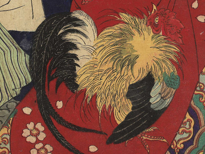 Dainanahen Shogunke Fukiage ni oite kuji jocho no zu from the series Learning the Past, Flower of the East by Yoshu Chikanobu / BJ343-567