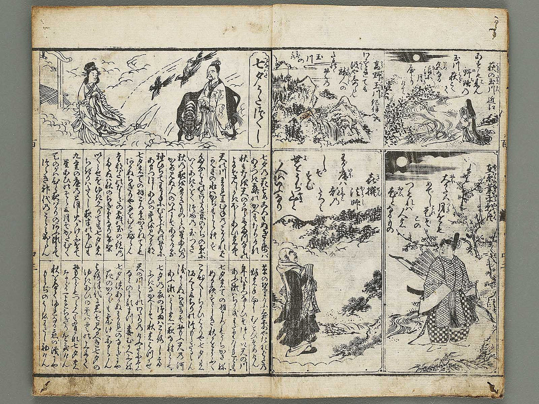 Kinshin hyakunin isshu by Eishosai / BJ320-341