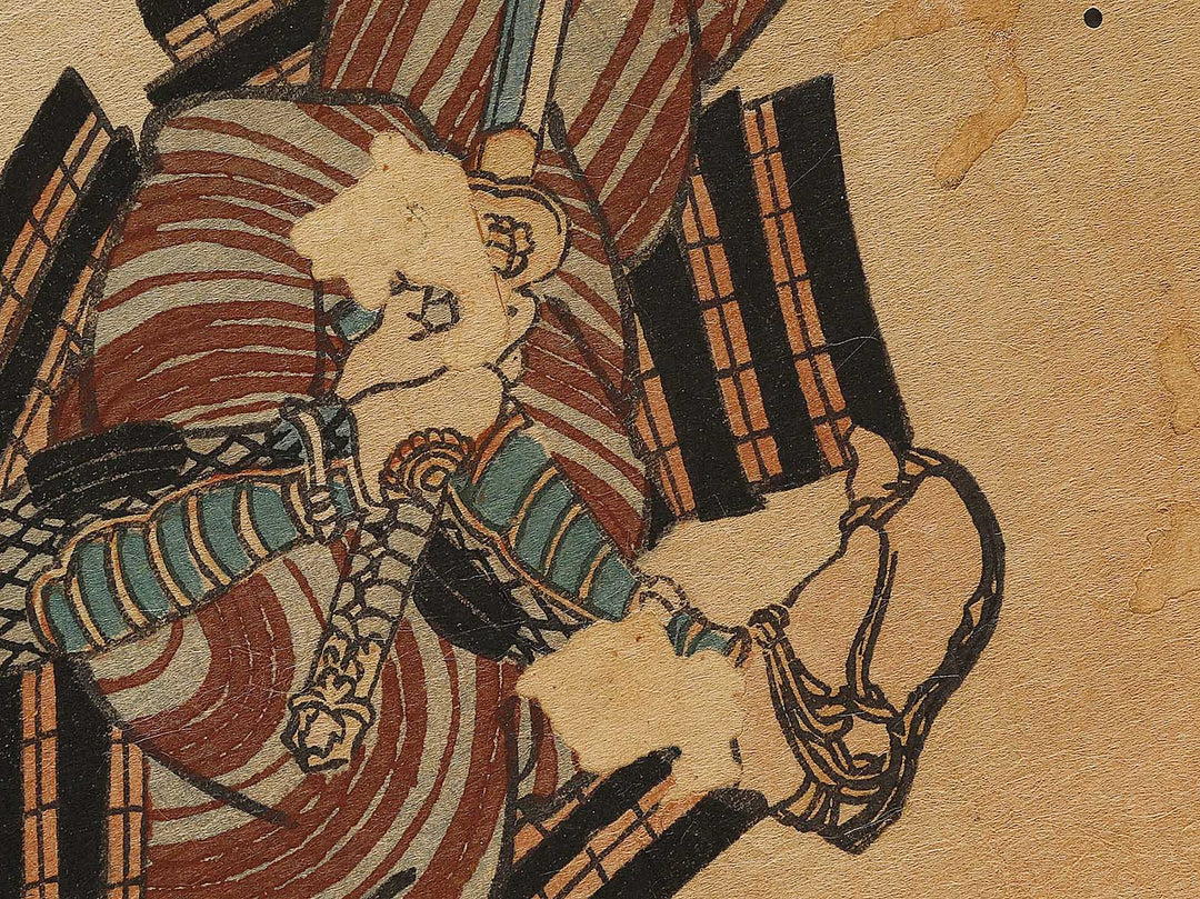 Nenoi Oyata Yukichika from the series Genpei eiyu kurabe by Utagawa Yoshikazu / BJ337-799