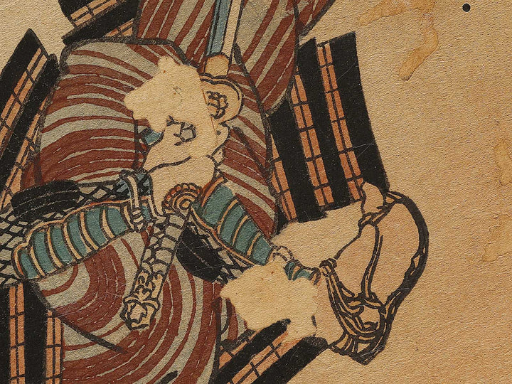 Nenoi Oyata Yukichika from the series Genpei eiyu kurabe by Utagawa Yoshikazu / BJ337-799