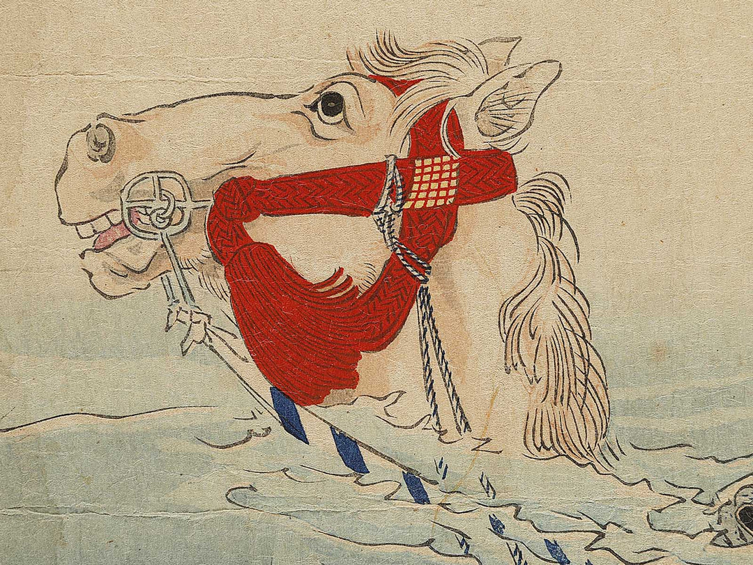 Akechi samanosuke Mitsuharu kosui noriuchi karasakimatsu no zu by Kobayashi Kiyochika / BJ325-192