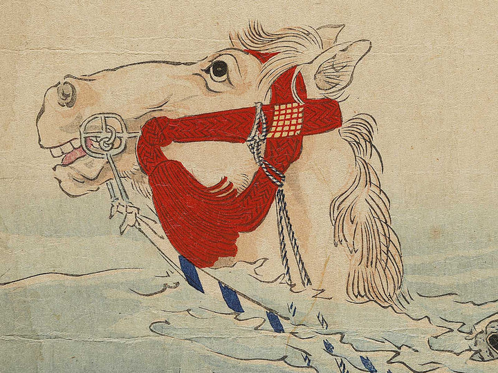 Akechi samanosuke Mitsuharu kosui noriuchi karasakimatsu no zu by Kobayashi Kiyochika / BJ325-192