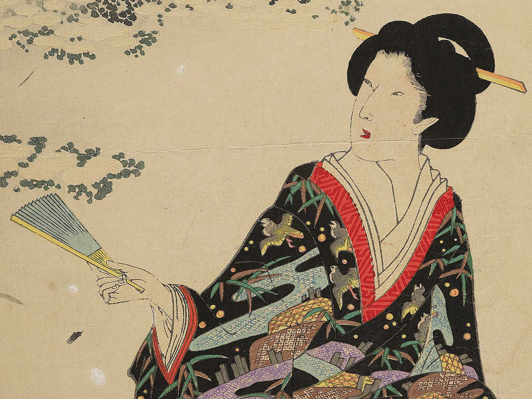 Kikumi from the series Tokugawa jidai kifujin no zu by Yoshu Chikanobu / BJ343-805