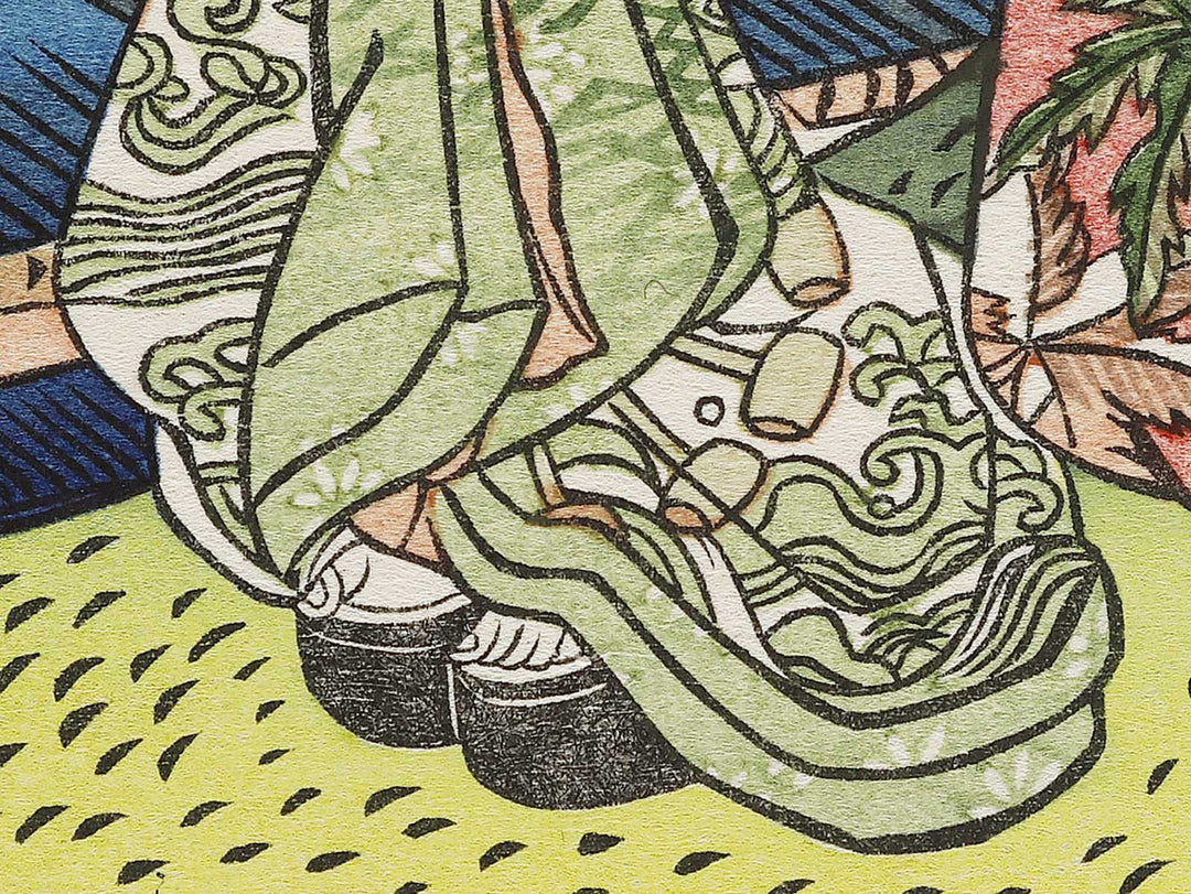 Kintaikyo from the series Komo abura e meisho tsukushi by Utagawa Kunisada(Toyokuni III), (Large print size) / BJ311-983