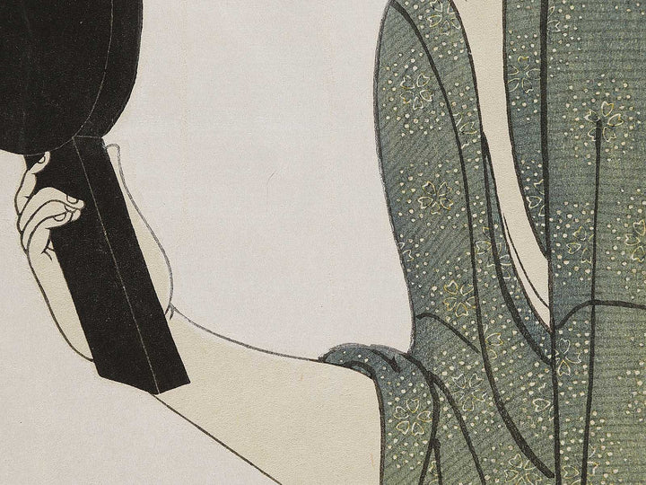The Interesting Type from the series Ten Types In The Physiognomic Study Of Women by Kitagawa Utamaro, (Large print size) / BJ326-942