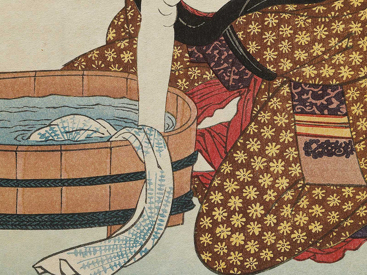 Oiso eki from the series Bijin tokaido by Keisai Eisen, (Large print size) / BJ333-774