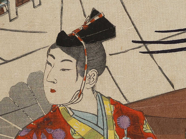 Msashige Masatsura sakuraiyado ni wakare wo tugeru zu by Yosai Nobukazu / BJ337-365