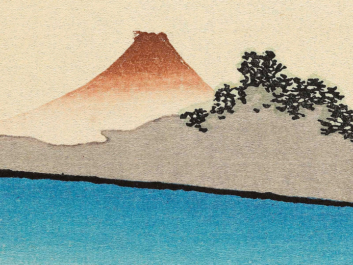 Suzaki no fuji from the series One Hundred Views of Mount Fuji by Katsushika Hokusai, (Medium print size) / BJ319-690