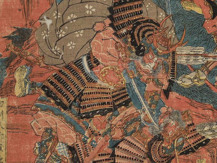 Oshu Okido rakujo no zu by Utagawa Yoshitora / BJ347-424