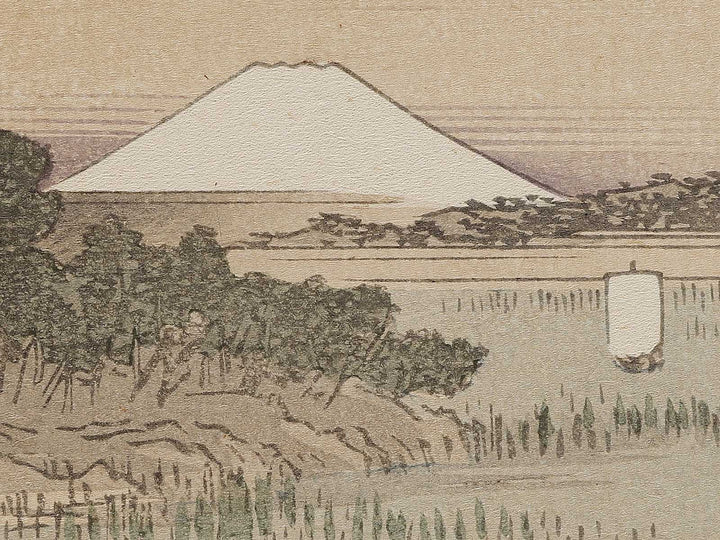 Rokugogawa watashi bune from the series Ehon edo miyage by Utagawa Hiroshige, (Large print size) / BJ332-080