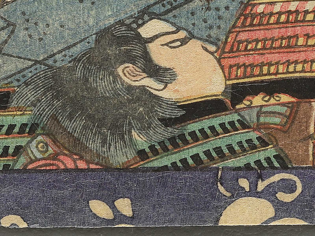 Shiju Daitokuji no shoko ni shoshi no junretsu wo tadasu from the series Hisago gundan gojuyojo by Utagawa Yoshitsuya / BJ348-425