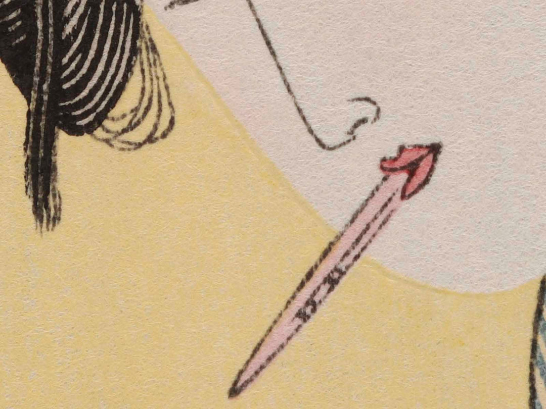 Hour of the Dragon (around 8am) from the series Musume hidokei by Kitagawa Utamaro, (Medium print size) / BJ226-198