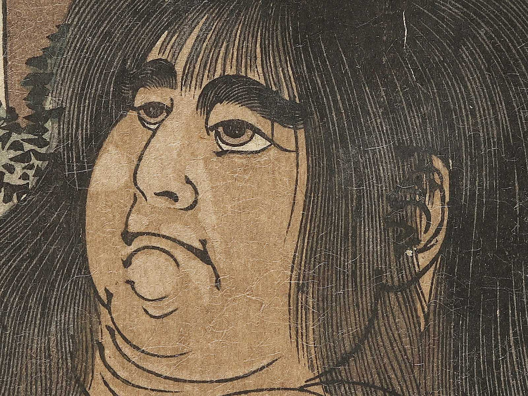 Minamoto no Yorimitsu Sakata no Kintoki from the series Yoshitoshi musya burui by Tsukioka Yoshitoshi / BJ337-771