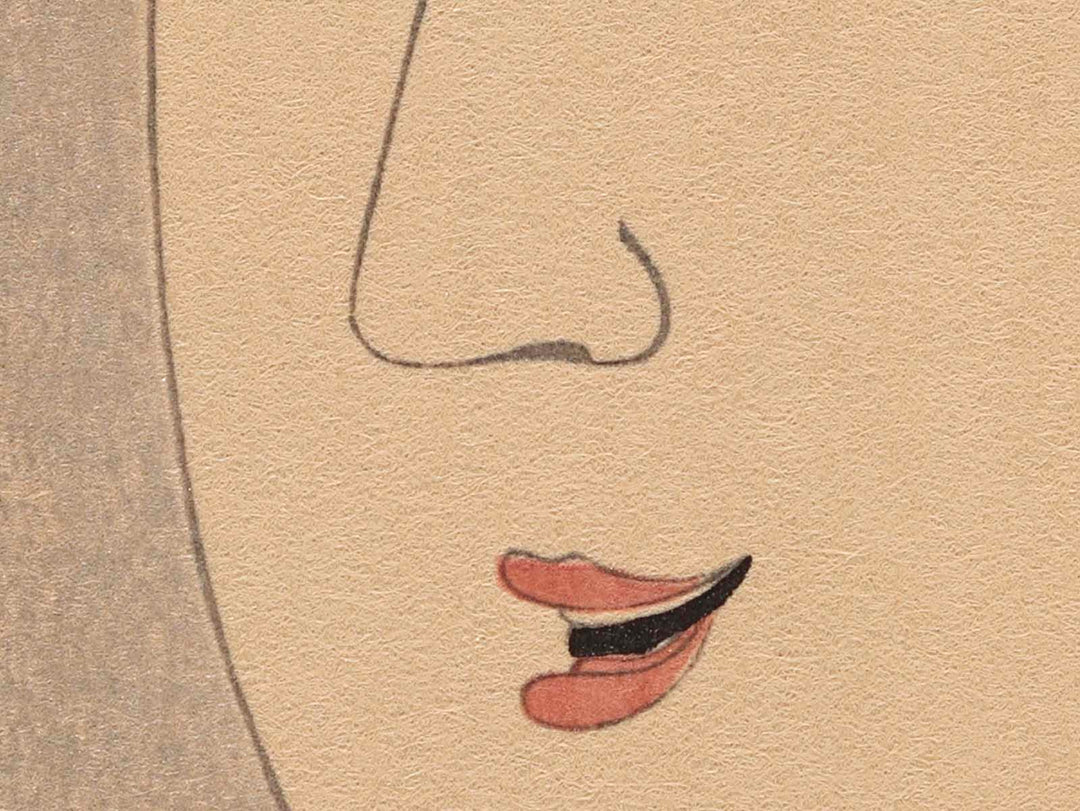 Ogiya nai Takigawa by Chobunsai Eishi, (Large print size) / BJ225-078