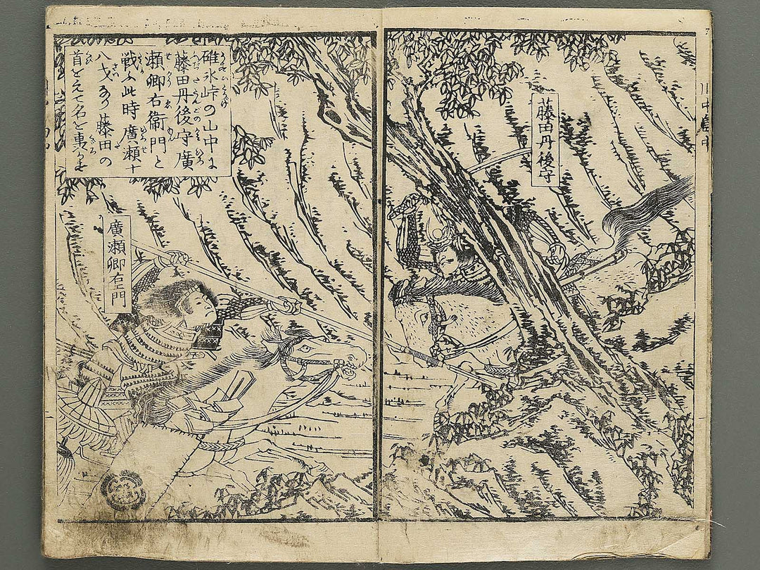 Kawanakajima ryo shogun ki (Chu) by Utagawa Yoshimori / BJ349-188
