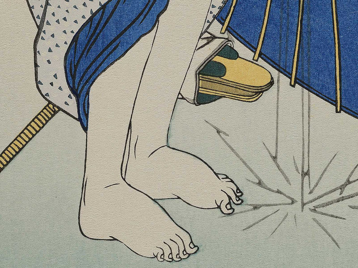 Hara no sawa jushi from the series Tokaido Beauties by Keisai Eisen, (Large print size) / BJ346-101