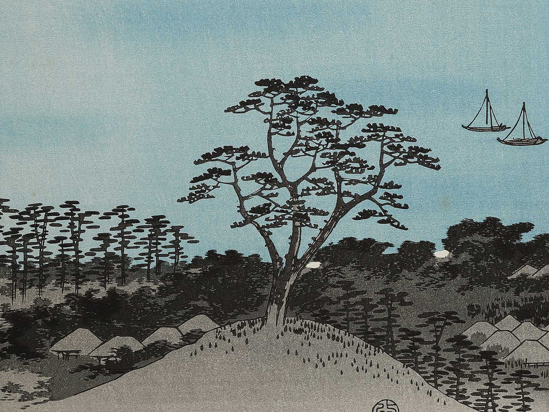 Buyo kanazawa hassho yakei by Utagawa Hiroshige, (Large print size) / BJ341-628