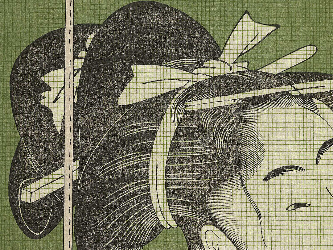 Kasumi ori musume hinagata by Kitagawa Utamaro, (Large print size) / BJ320-208