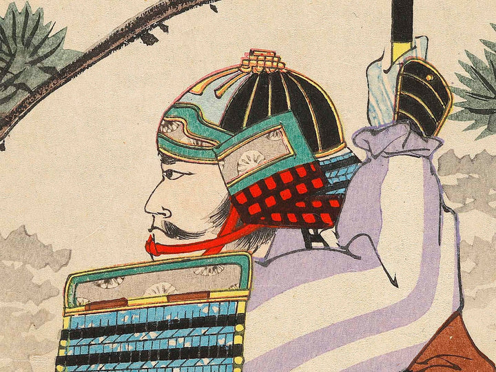 Kusunoki Masashige from the series Nihon rekishi kyokunga by Yoshu Chikanobu / BJ321-034