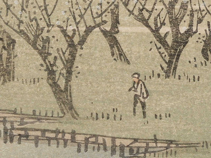 Kamata no baien from the series Ehon edo miyage by Utagawa Hiroshige, (Large print size) / BJ332-094