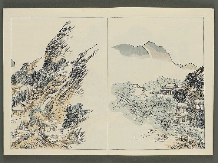 Nihon meiga kagami (Tokugawa jidai bu) by Yosa buson / BJ345-534