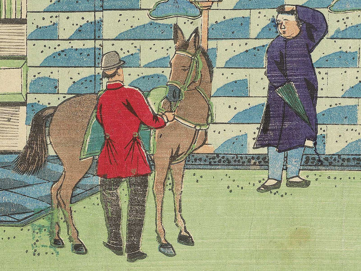 Tokyo Tsukiji Hotelukan by Utagawa HIroshige III / BJ352-807