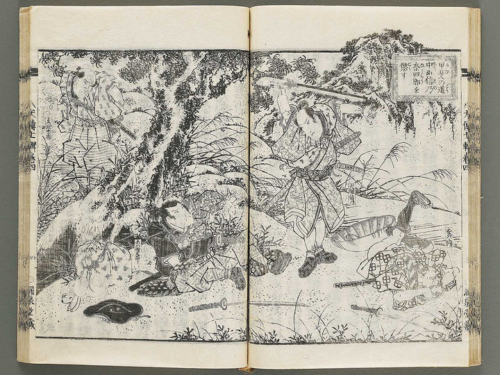 Nanso satomi hakkenden Volume 7 by Keisai Eisen / BJ316-288